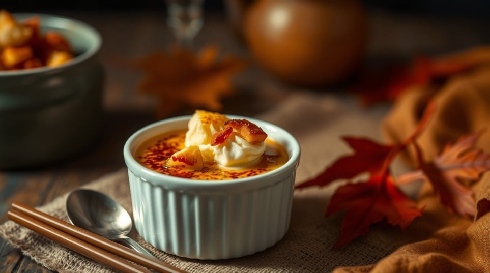 Asian-Inspired Crab Crème Brûlée Recipe