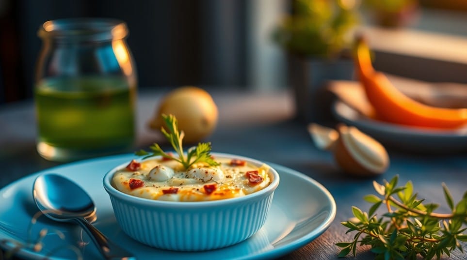 Herb-Infused Crab Brulee Recipe