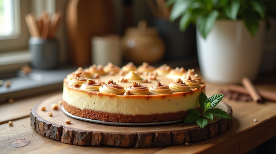 Keto Cinnamon Roll Cheesecake